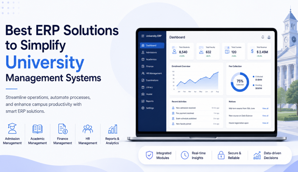 Best ERP Solutions to Simplify University Management Systems