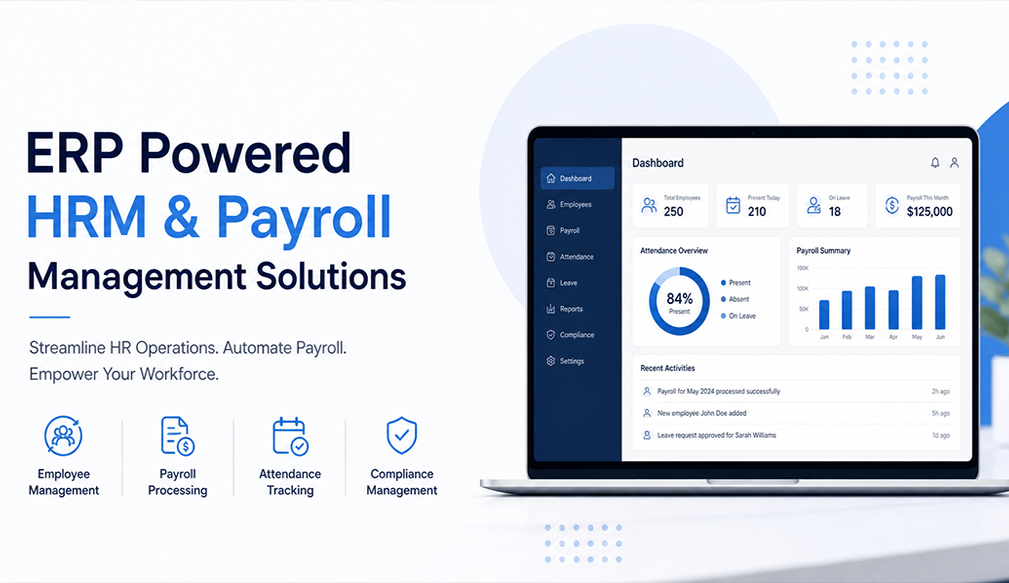 ERP Powered HRM and Payroll Management Solutions
